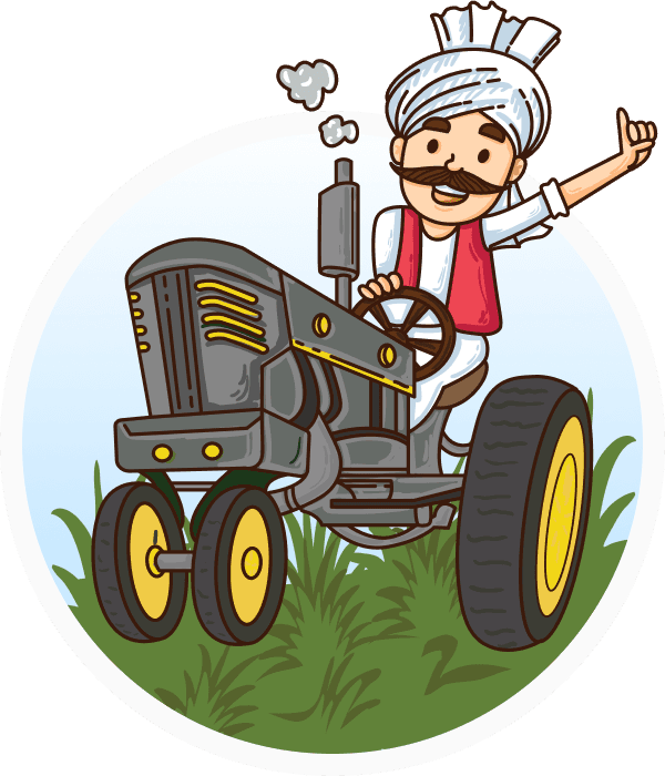 Farmer on a tractor